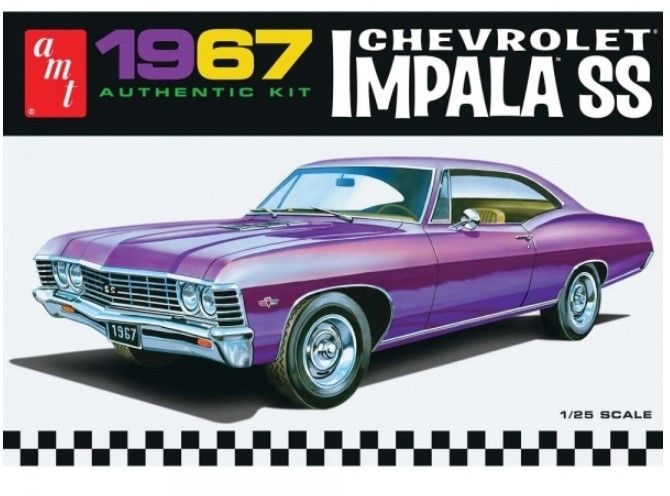 Model plastikowy - Samochód 1967 Chevrolet Impala SS - AMT zdjęcie 1