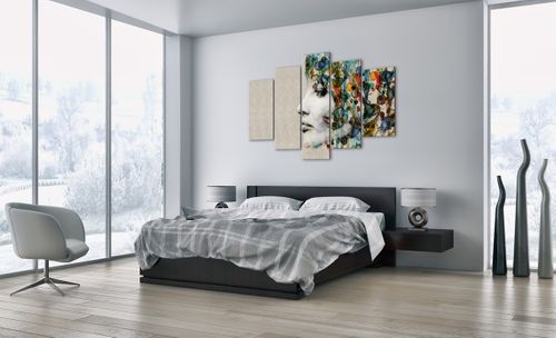 Obraz Na Płótnie - Kobieta Profil  - 150X100 Cm - Ea150X100-3533 na Arena.pl