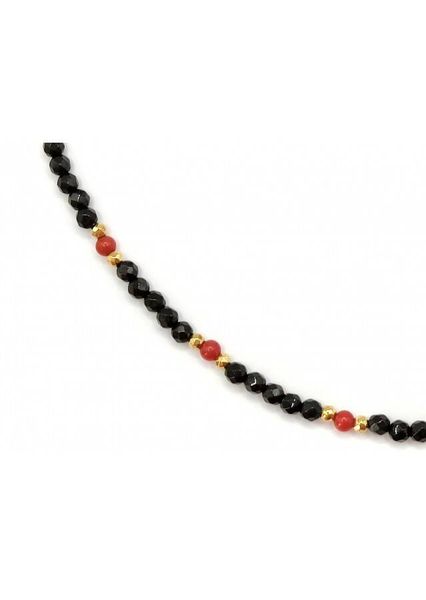 Naszyjnik BLACK&RED 925 zdjęcie 2