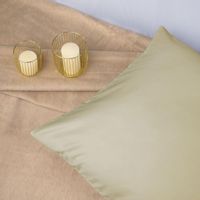 Poszewka satyna bawełna krem 155/70x80.