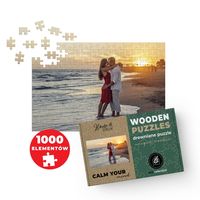 FOTO PUZZLE DREWNIANE z TWOJEGO ZDJĘCIA XXL 120cm x 85cm 1000 el.