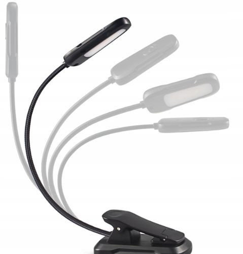 Lampka do czytania książek USB lampka nocna z klipsem zdrowa dla oczu 9 LED na Arena.pl
