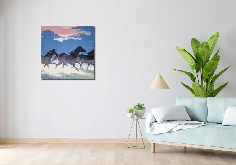 Obraz 70x70cm Wolność i Swoboda zdjęcie 2