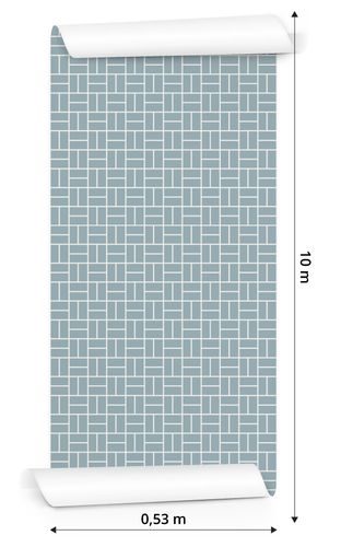 Tapeta Wzór Geometryczny w Stylu Retro na Arena.pl