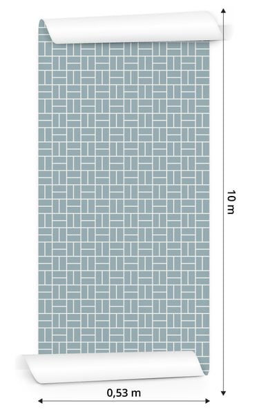 Tapeta Wzór Geometryczny w Stylu Retro zdjęcie 3