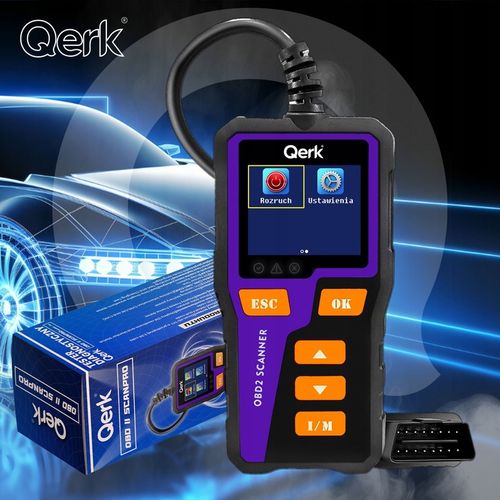 INTERFEJS DIAGNOSTYCZNY TESTER OBD2 POLSKIE MENU QERK T51 KOLOROWY ELM327 na Arena.pl