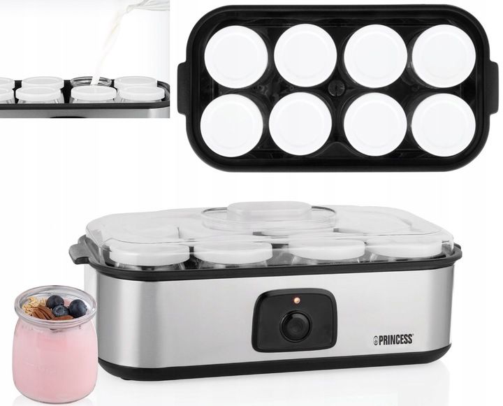 Jogurtownica ZRÓB SOBIE JOGURT DOMOWY x 8 słoiczków bądź i żyj FIT zdrowo zdjęcie 1