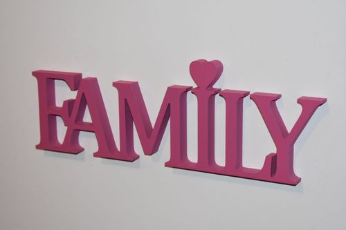 Napis 3D Family na Arena.pl