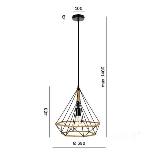 lampa wisząca boho vienna 1xe27 kobi design na Arena.pl