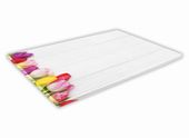 SZKLANA DESKA KUCHENNA 60x30 269d Tulipany