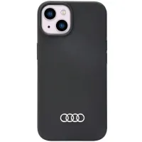 audi silicone case iphone 14 / 15 / 13 6.1 czarny/black hardcase
