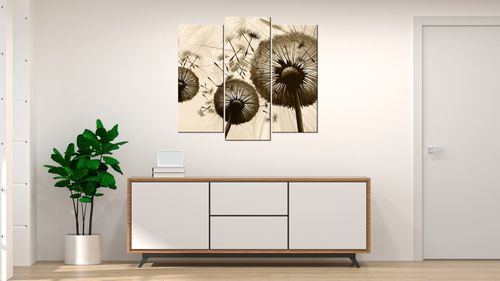 Fotoobraz 90X80 Dmuchawce W Beżu na Arena.pl