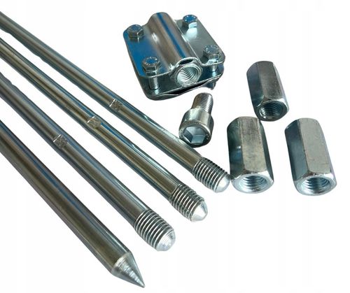 UZIOM ODGROMOWY PRĘT SZPILKA ODGROM PV KOMPLET 6MB (4x1,5m) M16 + na Arena.pl