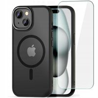 2 x MATOWE ETUI CASE OBUDOWA COVER TPU DO MAGSAFE NA IPHONE 15 MATTE + SZKŁ