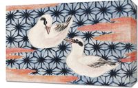 Obraz 60x40cm Birds 2, Hokusai Japoński Vintage do Salonu