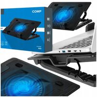 CICHA PODSTAWKA PODKŁADKA CHŁODZĄCA POD LAPTOP 15-19 REGULACJA NACHYLENIA