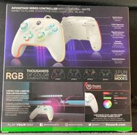 PowerA PC/XS Pad Advantage Lumectra biały i taśma LED RGB