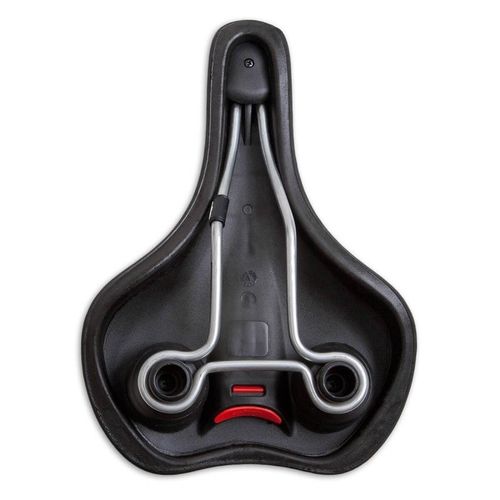Siodło rowerowe żel + elastomery Chaunts czarne na Arena.pl