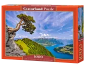 Puzzle 1000 elementów. Widok z jeziora Uri, Szwajcaria