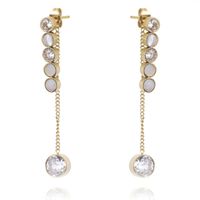 Kolczyki Ze Stali Chirurgicznej Pozłacane Sztyfty Kst2702