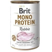 mokra karma dla psa brit mono protein rabbit 400 g królik wysokobiałkowa