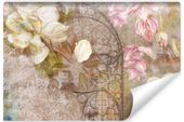 Fototapeta ABSTRAKCJA Kwiaty Magnolie Rozety Beton Mural 360cm x 240cm