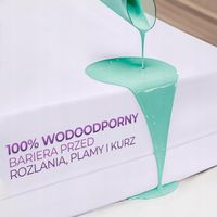 POKROWIEC NA MATERAC 160 x 200 x 20cm WODOSZCZELNY OCHRANIACZ NA MATERAC
