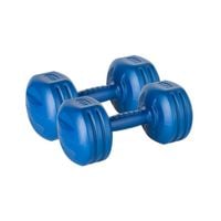 Hantelki bitumiczne hantle 2x4kg zestaw hantli do ćwiczeń REBEL