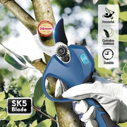 SWANSOFT Sekator Elektryczny, 850W 16,8V 2Ah, Sekator Sadowniczy PRU28 na Arena.pl