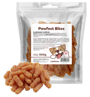 Smaczki dla psa miękkie przysmaki kiełbaski z królika 500g PAWFECT BITES