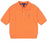 Polo Ralph Lauren pomarańczowe poli r.7y