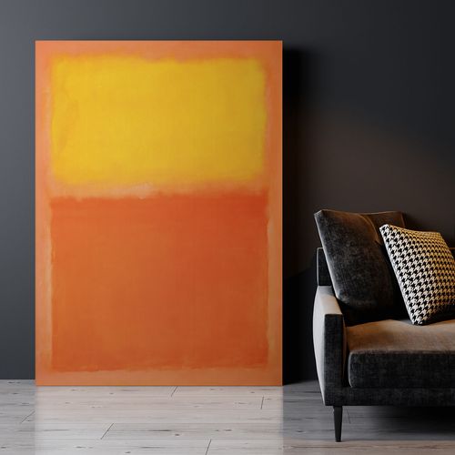 Obraz na płótnie Rothko orange and yellow 50x70 cm na Arena.pl
