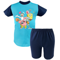 Krótka Piżama dziecięca SpongeBob Kanciastoporty