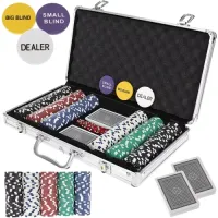 Poker - Zestaw 300 Żetonów W Walizce Hq 23528