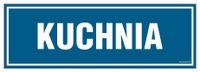 Kuchnia - Znak Tabliczka Z Przylepcami 300 X 100 Pn - Płyta 1Mm