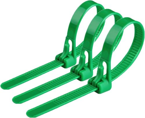 Zestaw Trytytek Wytrzymałe Zielone 100 szt 20 x 4.8 cm na Arena.pl