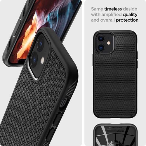SPIGEN LIQUID AIR IPHONE 12 MINI MATTE BLACK na Arena.pl