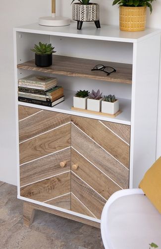 Okleina Samoprzylepna PCV Na Drzwi Dąb RIBBEC Renowacja Mebli Szer na Arena.pl