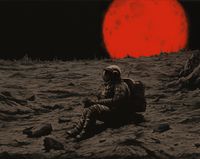 Plakat 76x60,5cm Samotność w Kosmosie