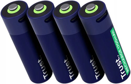 Akumulatory TRUST AA USB-C 4 szt. na Arena.pl