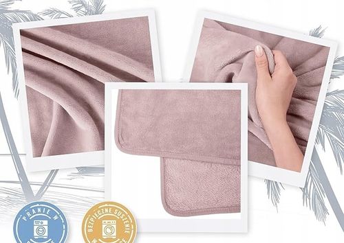 KOC BOACAY MIĘKKI I CIEPŁY KOC PODRÓŻNY 100 x 160CM DO SAMOLOTU PODRÓŻY na Arena.pl