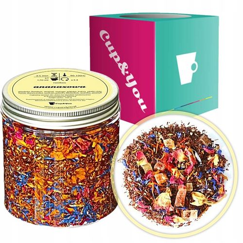 Herbata Rooibos ANANASOWA czerwonokrzew bez kofeiny ananas jaśmin mango na Arena.pl