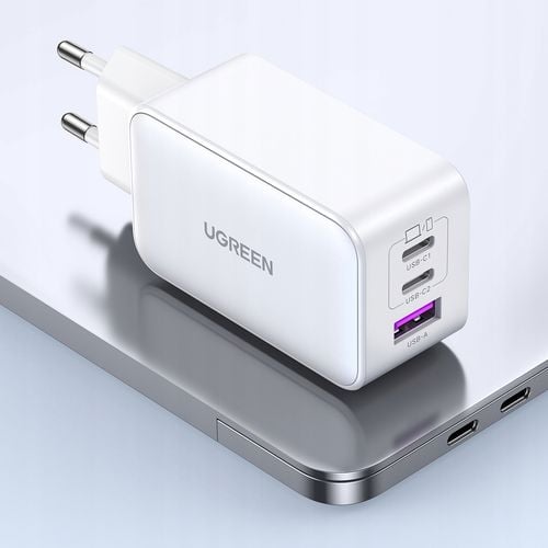 ŁADOWARKA UGREEN Nexode, 2xUSB-C, USB-A 3.0, PD3.0, QC4.0, GaN, 65W na Arena.pl