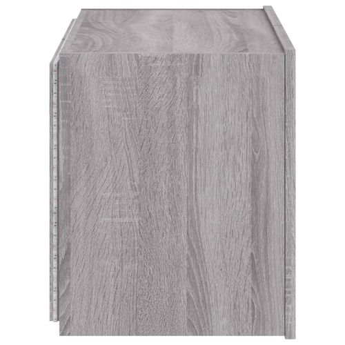 Ścienna szafka TV z LED, szary dąb sonoma, 60x35x41 cm na Arena.pl