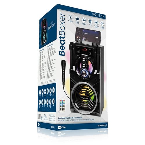 Głośnik karaoke SQUEAK BEATBOXER BLUETOOTH 5.1 na Arena.pl