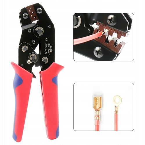 PRASKA ZACISKARKA DO KONEKTORÓW TULEJEK KABLI PRZEWODÓW 1200 SZTUK TULEJEK na Arena.pl