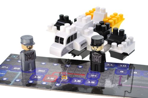 Klocki Konstrukcyjne „Block&Steps Statek Kosmiczny” Gra Planszowa 3W1 na Arena.pl