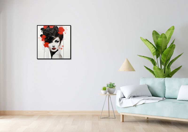 Plakat 60x60cm Kwiatowa Pasja zdjęcie 4