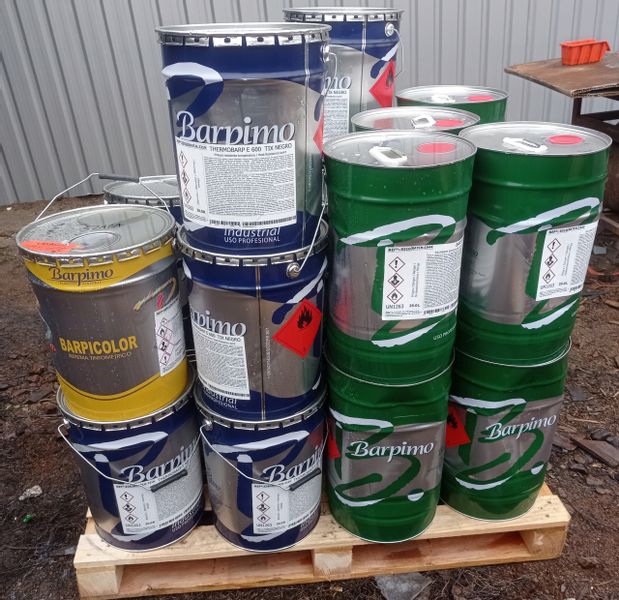 FARBA ŻAROODPORNA DO KOMINÓW TŁUMIKA PIECA 1L zdjęcie 5