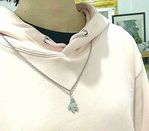 Naszyjniki Srebrny dla Przyjaciół Przyjaciółek BEST FRIENDS SpongeBob na Arena.pl